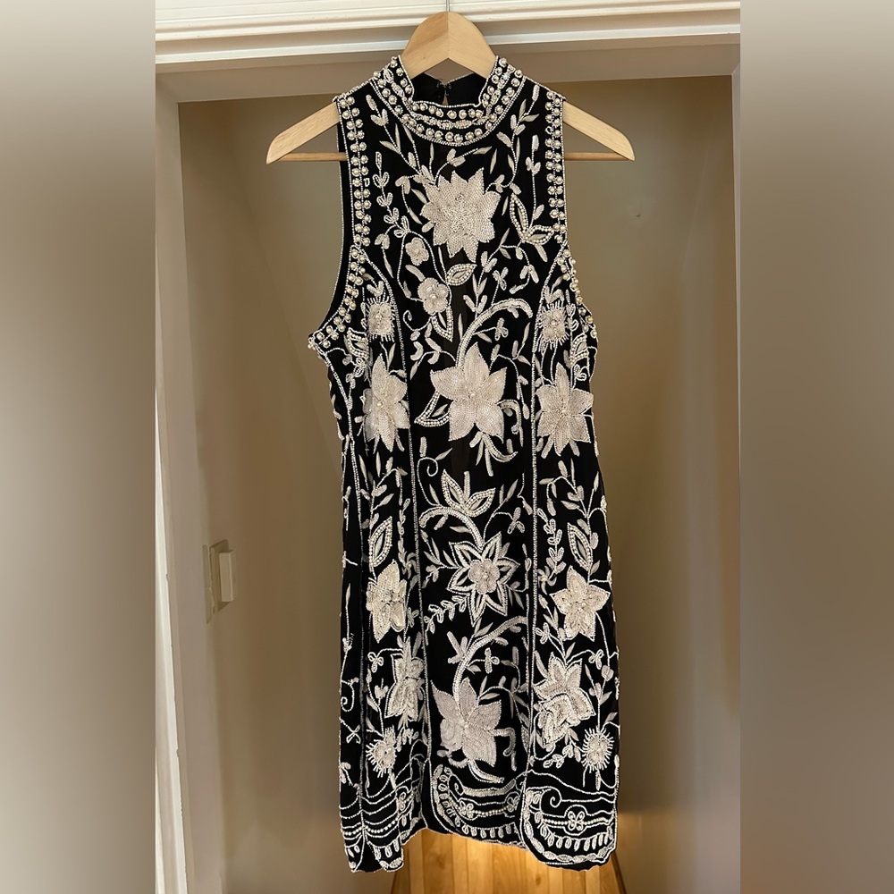 Vintage Zenith Fashions Beaded dress Sz S
